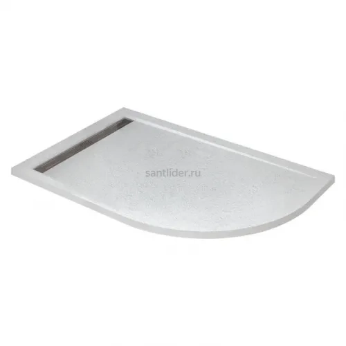 Душевой поддон из искусственного мрамора 120х90 Cezares TRAY-AS-RH-120/90-550-30-W-L без сифона