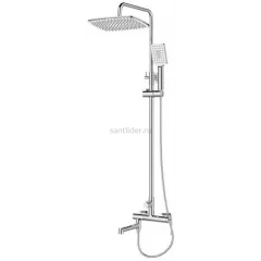 Душевая стойка с изливом BelBagno ACQUA-VSCM-CRM