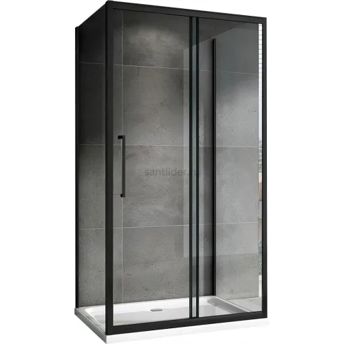 Душевой уголок ABBER Schwarzer Diamant AG30150BH-S100B-S100B