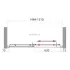 Дверь в проём BelBagno UNO-BF-1-150-C-Cr