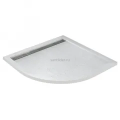 Поддон для душа из искусственного мрамора 100х100 Cezares TRAY-AS-R-100-30-W без сифона