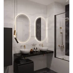 Столешница прямая FLAT NERO MARQUINA 1610*460*70 Boheme
