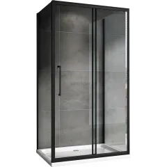 Душевой уголок ABBER Schwarzer Diamant AG30140BH-S80B-S80B