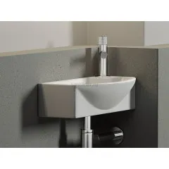Умывальник CERAMICANOVA Element подвесной прямоугольный с крепежом (чаша слева, отверстие под смеситель справа) CN6038L