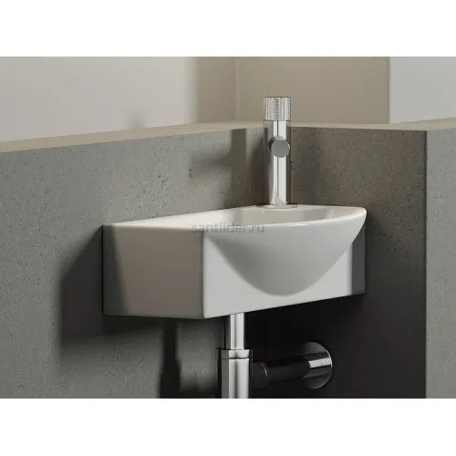 Умывальник CERAMICANOVA Element подвесной прямоугольный с крепежом (чаша слева, отверстие под смеситель справа) CN6038L