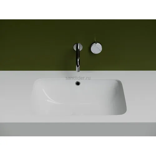 Раковина встраиваемая снизу под столешницу CERAMICANOVA , с отверстием слива - перелива CN7018