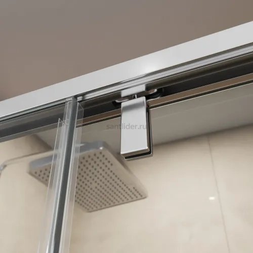 Душевая дверь шириной 110см BelBagno SOFT_CLOSE-1-BF-1-110-C-Cr профиль хром, стекло прозрачное