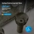 Раковина отдельностоящая прозрачная ABBER Kristall AT2702Vesuvian-H оливковая
