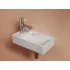 Умывальник CERAMICANOVA Element подвесной прямоугольный (чаша справа, отверстие под смеситель слева) CN6051R