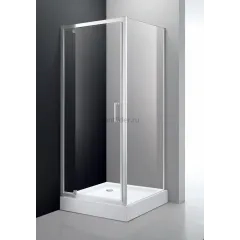 Душевой уголок Cezares MOLVENO-A-1-100-C-Cr-IV, 100х100х195, профиль хром, стекло прозрачное
