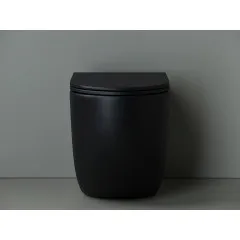 Унитаз CERAMICANOVA Metropol Rimless напольный приставной CN4004MB
