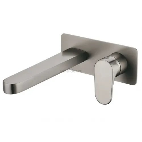 Смеситель для умывальника из стены SPECTRE Nickel Brush