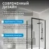 Душевой уголок ABBER Schwarzer Diamant AG30130BH-S75B