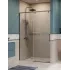 Душевая дверь шириной 140см BelBagno SOFT_CLOSE-1-BF-1-140-C-GM профиль оружейная сталь, стекло прозрачное