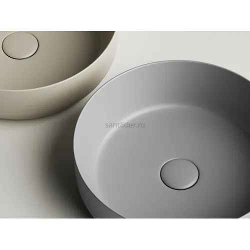 Умывальник CERAMICANOVA Element чаша накладная круглая (цвет Капучино Матовый) CN6022MC