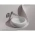 Умывальник CERAMICANOVA Element чаша накладная круглая (цвет Белый Матовый) CN6050MW