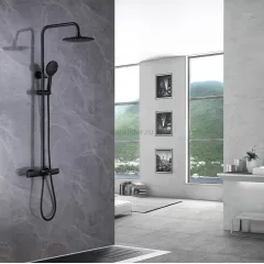 Душевая стойка ABBER Thermostat AF8516B с термостатом и изливом, черная матовая, Почему душевая стойка ABBER Thermostat AF8516B - лучший выбор?