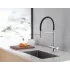 Смеситель ABBER Wasser Kreis AF81141 для кухни с подключением фильтра и выдвижной лейкой, хром