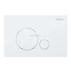 Система инсталляции для подвесных унитазов BelBagno BB002-80 с кнопкой смыва BB014-SR-BIANCO