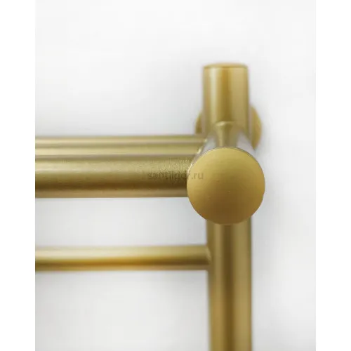 Полотенцесушитель электрический с/т Comfysan Luce EC-10 100/50 с полкой, MAT GOLD RAL