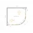 Душевой уголок Cezares MOLVENO-RH-22-120/110-P-Cr, 120х110х195, профиль хром, стекло Punto матовое