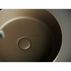 Чаша умывальника CERAMICANOVA Element, накладная круглая Темно-Коричневый Матовый 390 мм, CN6022MDB