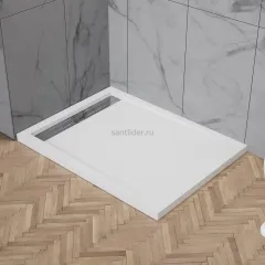 Поддон для душа акриловый 120х90 BelBagno TRAY-BB-DUE-AH-120/90-4-W0 без сифона