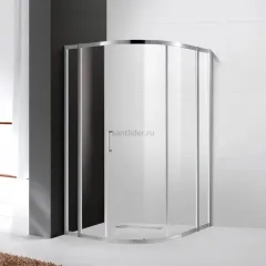 Душевой уголок Cezares MOLVENO-R-11-100+20-C-Cr-IV, 120х120х195, профиль хром, стекло прозрачное