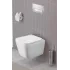 Унитаз подвесной безободковый с сиденьем и смывом TORNADO BelBagno KRAFT-TOR BB7106CH-TOR/SC