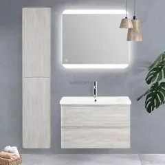 Пенал подвесной BelBagno ALBANO-1600-2A-SC-RVB-P универсальный, Rovere Vintage Bianco