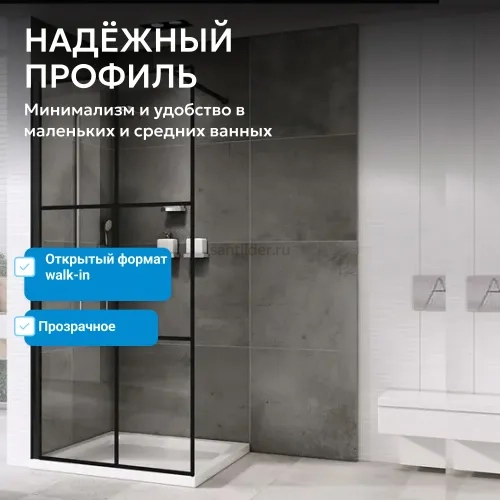 Душевая перегородка ABBER Immer Offen AG62120B8