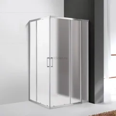 Душевой уголок Cezares MOLVENO-AH-21-90+30-P-Cr, 120х90х195, профиль хром, стекло Punto матовое