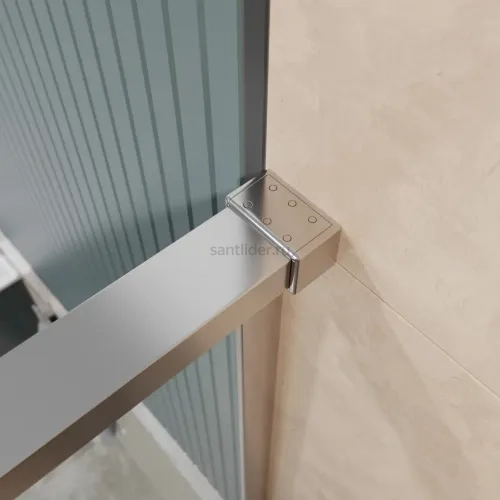 Душевая дверь шириной 110см BelBagno SOFT_CLOSE-1-BF-1-110-C-Cr профиль хром, стекло прозрачное