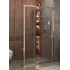 Душевой уголок Cezares MOLVENO-AHF-31-120/90-C-BORO-IV, 120х90х195, профиль брашированное золото, прозрачное стекло