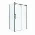 Душевой уголок BelBagno MARINO-2-AH-1-140/90-C-GM 140х90см профиль оружейная сталь, стекло прозрачное