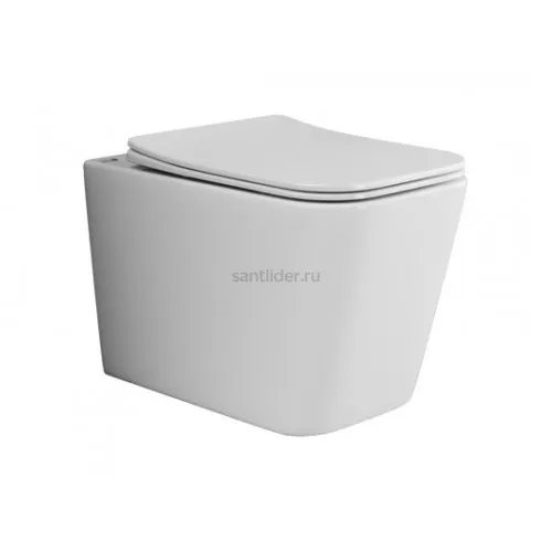 Подвесной унитаз CERAMICANOVA Cubic Rimless CN1806
