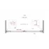 Душевая дверь шириной 140см BelBagno SOFT_CLOSE-1-BF-1-140-C-GM профиль оружейная сталь, стекло прозрачное
