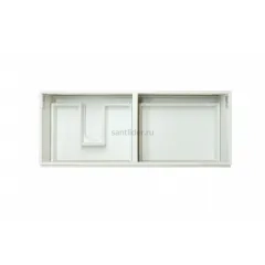 Тумба с раковиной подвесная 1 длинный ящик Dallas Luxe 120 Эстет 0775490165