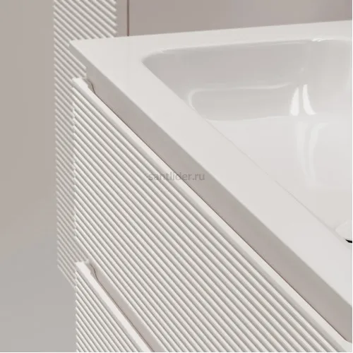 Тумба подвесная SANCOS под раковину Folk, Bianco 1195х445х500, FL120W