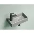 Умывальник CERAMICANOVA Element подвесной прямоугольный (чаша справа, отверстие под смеситель слева) цвет антрацит матовый CN6051RMH