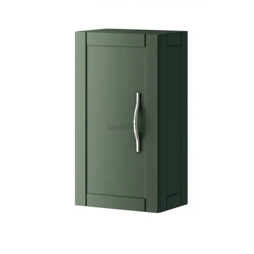 Шкафчик узкий подвесной с одной распашной дверцей, реверсивный Cezares TIFFANY 55333 Verde opaco