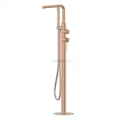 Смеситель ABBER Emotion 316 AF8815BRG напольный для ванны, брашированное розовое золото