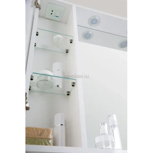 Зеркальный шкаф левосторонний BelBagno MARINO-SPC-800/750-1A-BL-P-L