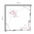 Душевой уголок BelBagno LUCE-A-22-80+30-C-Cr