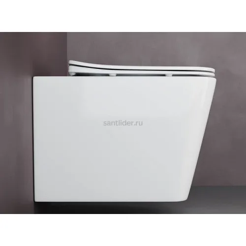 Подвесной унитаз CERAMICANOVA Cubic Rimless CN1806