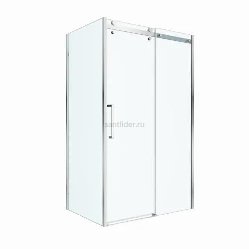 Душевой уголок BelBagno MARINO-2-AH-1-120/90-C-CR 120х90см профиль хром, стекло прозрачное