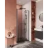 Душевая дверь Cezares LINER-B-12-90-C-NERO-R, 90х195, правосторонняя, профиль черный матовый, стекло прозрачное