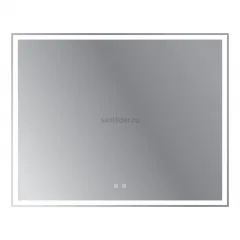Зеркало BelBagno SPC-GRT-1000-800-LED-TCH-SND со встроенной подсветкой, голосовым управлением и подогревом