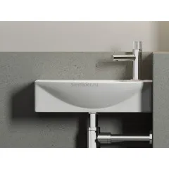 Умывальник CERAMICANOVA Element подвесной прямоугольный с крепежом (чаша слева, отверстие под смеситель справа) CN6038L