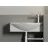 Умывальник CERAMICANOVA Element подвесной прямоугольный с крепежом (чаша слева, отверстие под смеситель справа) CN6038L